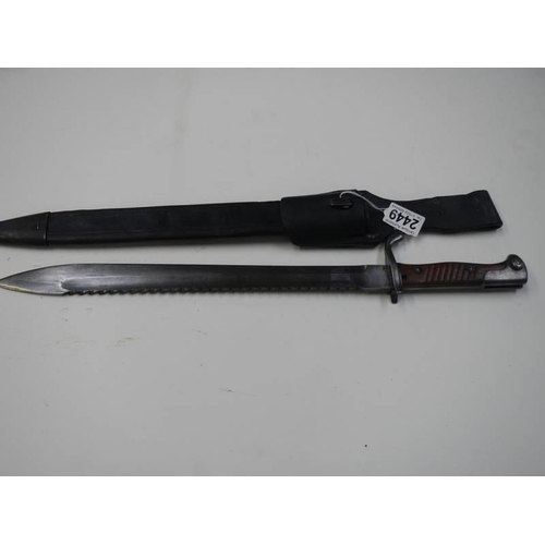 2449 - A W.K.C (Czech) Solingen bayonet.