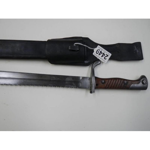 2449 - A W.K.C (Czech) Solingen bayonet.