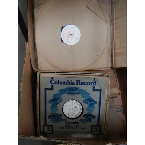 2267 - A large box of interesting 78 rpm records.