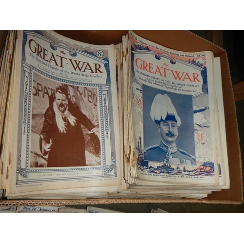 2283 - A large box of Great war magazines.