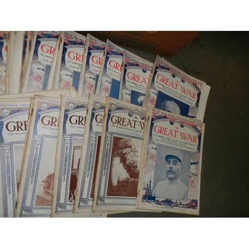 2283 - A large box of Great war magazines.