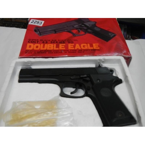 2293 - A boxed airsoft pistol.