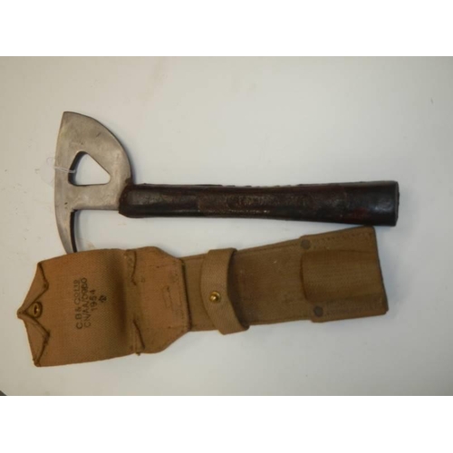 2298 - Possibly a WW2 fire service axe or an RAF escape/rescue axe