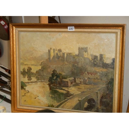 2357 - An original oil on board painting by William Benner 1884-1964, Nottingham