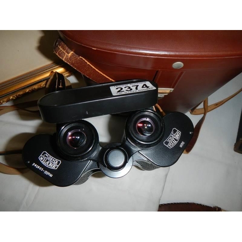 2374 - A cased set of Carl Zeiss binoculars.