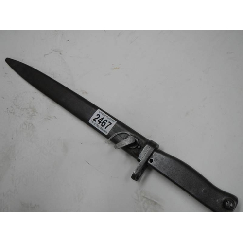 2467 - A WW! G98 Mauser Ersatz all steel bayonet.