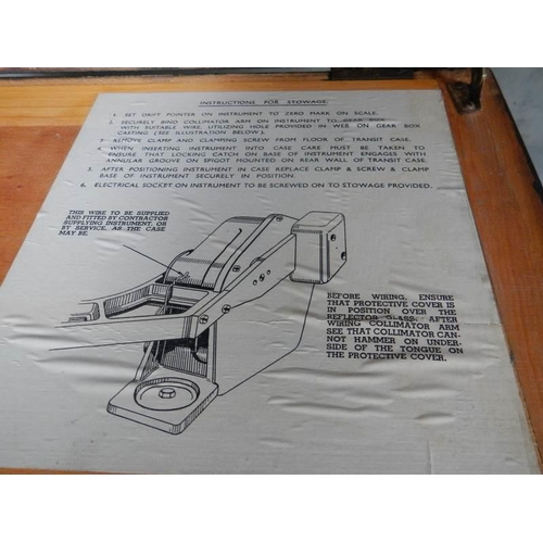 2523 - A boxed RAF navigation instrument.