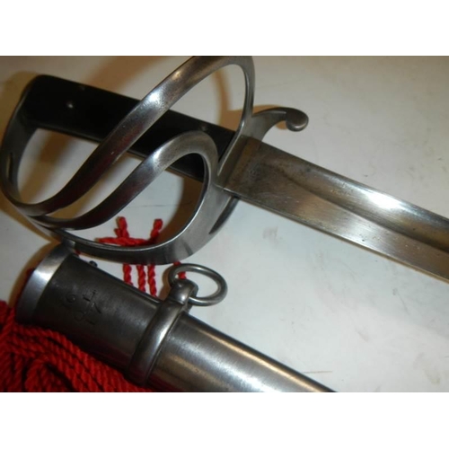 2539 - A Reeves cavalry sword, COLLECT ONLY.