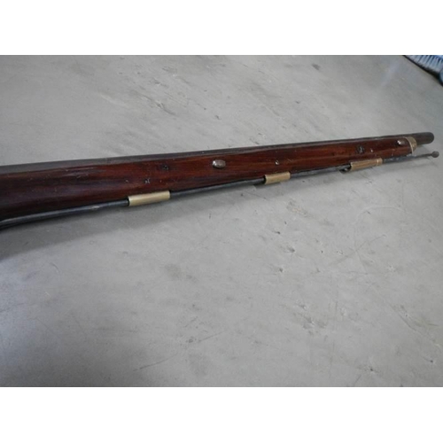 2558 - An East Indian Trading Company Brown Bess musket, COLLECT ONLY.