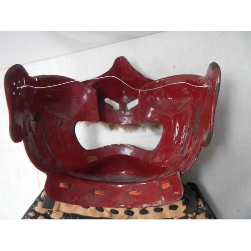 2593 - An early Samurai Menpo mask.