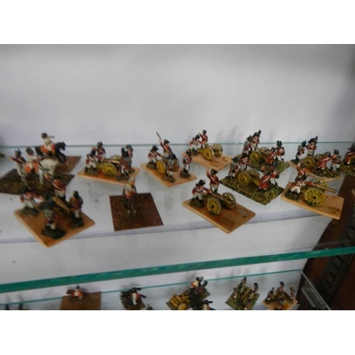 2613 - A large private collection of war gaming figures, war game figures including armies, tanks, aircraft... 