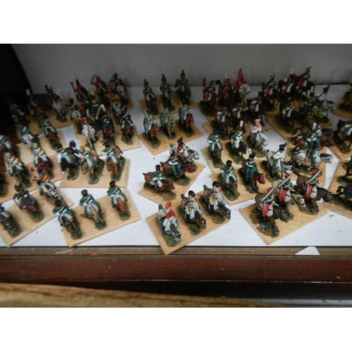 2613 - A large private collection of war gaming figures, war game figures including armies, tanks, aircraft... 