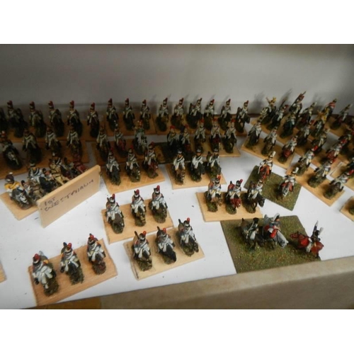 2613 - A large private collection of war gaming figures, war game figures including armies, tanks, aircraft... 