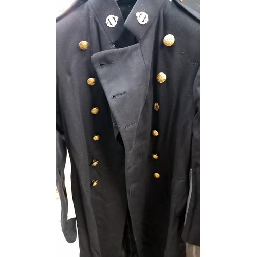 2206 - A Royal Tank Regiment frock coat with Kings crown buttons, Director of Music, pre 1952.