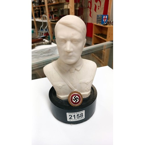 2158 - A bust of Adolf Hitler.