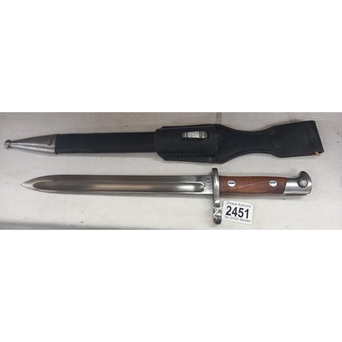 2451 - An 1866 Jaggr Batallion 55th regiment bayonet.