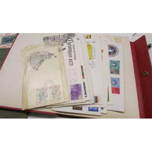 1170 - A quantity of stamp albums, first day covers etc.,