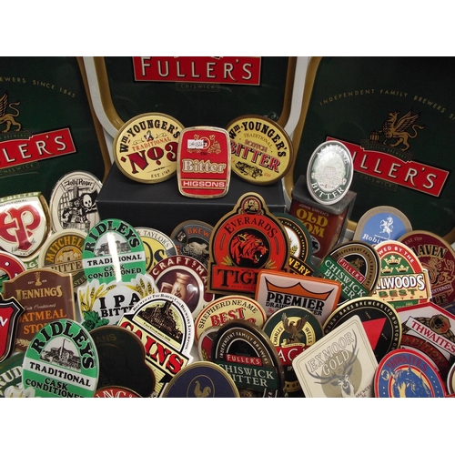 59 - A good lot of breweriana including 4 vintage Fullers (Chiswick) pub trays etc COLLECT ONLY