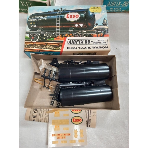 184 - 6 boxed Airfix 00 model railway  kits & Peco & Merit