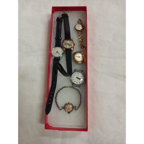 192 - 4 wristwatches & 2 watch heads