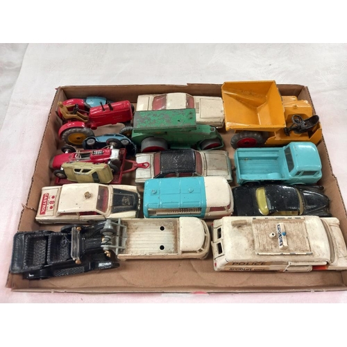 221 - A quantity of mixed die cast including Dinky, Matchbox & Corgi