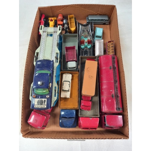 222 - A quantity of mixed die cast including Dinky, Matchbox & Corgi