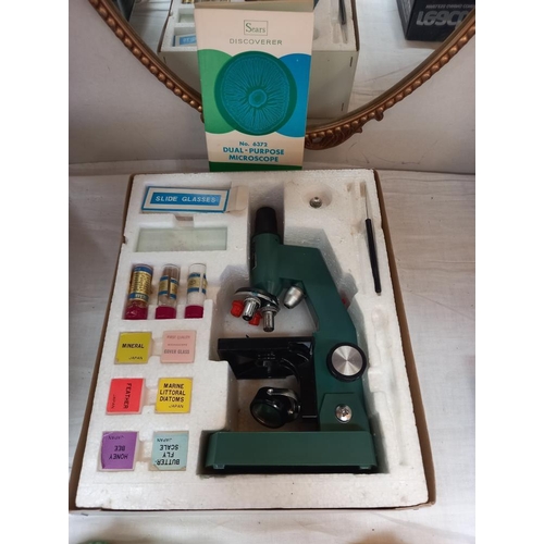 251 - A boxed Sears dual purpose micro Lab kit with microscope