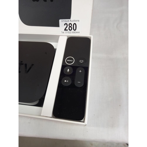 280 - A boxed Apple 4K TV box