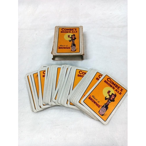 280A - A pack of vintage Combes Brown Ale playing cards