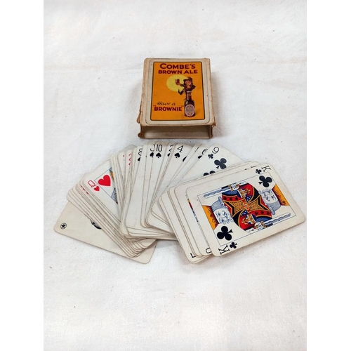 280A - A pack of vintage Combes Brown Ale playing cards