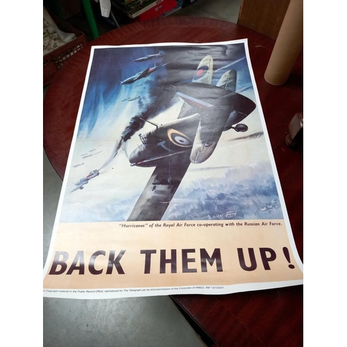 281 - A quantity of replica wartime posters - 'Come to the Factories', 'Keep Mum', 'The Navy Thanks You', ... 