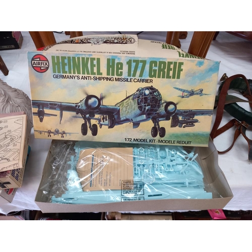 345 - 3 vintage Airfix model aircraft kits