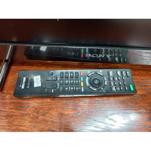 377 - A Sony TV & remote COLLECT ONLY