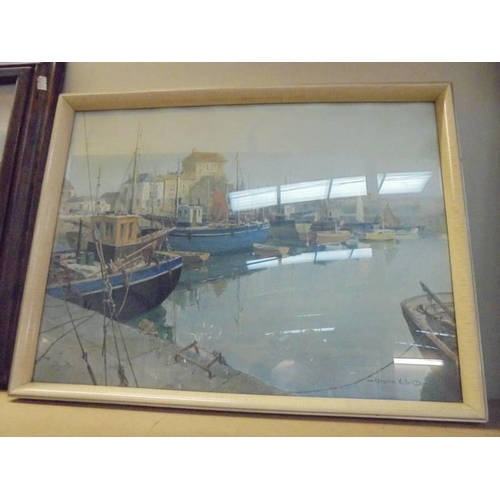 9 - Two framed and glazed Vernon Ward nautical prints. COLLECT ONLY.