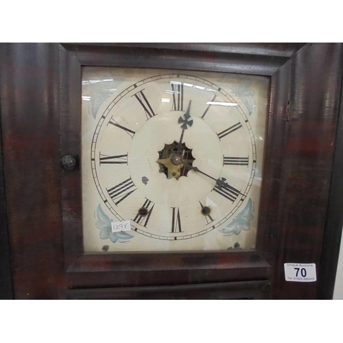 70 - An American wall clock, COLLECT ONLY.