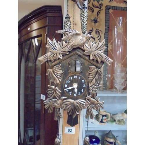 82 - Two Cuckoo clocks,