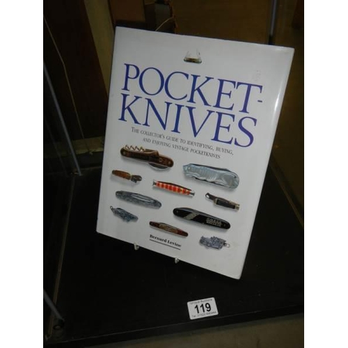 119 - Pocket knives reference book by Bernard Levine.