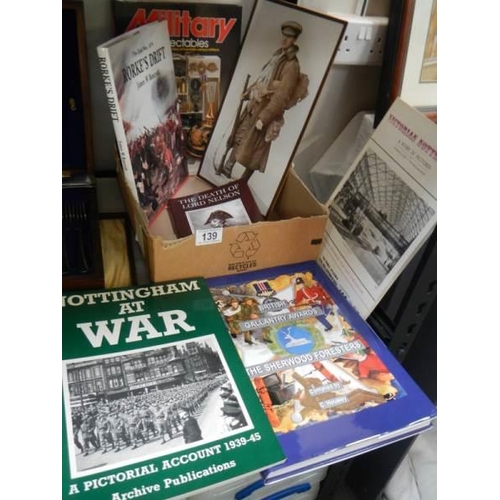 139 - A quantity of military related books.