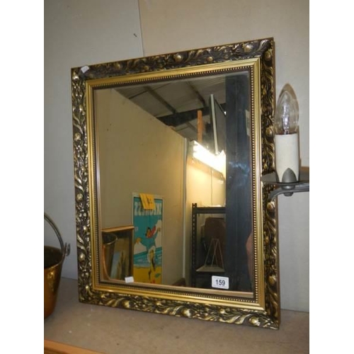 159 - A gilt framed mirror, COLLECT ONLY.