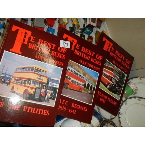 171 - Three volumes 'The Best of British Buses' by Alan Townsen.