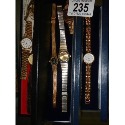 235 - A quantity of wrist watches.