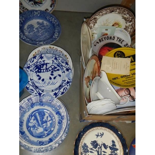 289 - A mixed lot of collector's and other plates, COLLECT ONLY.