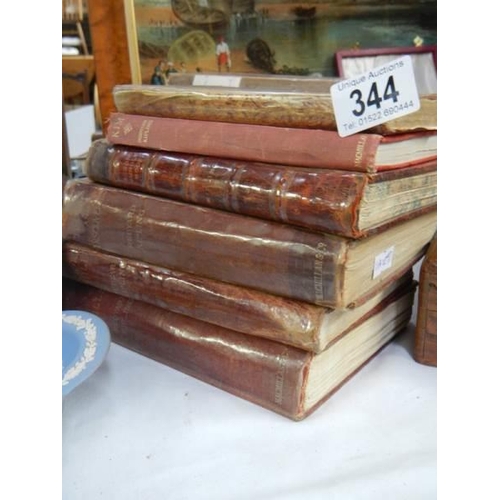 344 - A quantity of early Rudyard Kipling and other books.