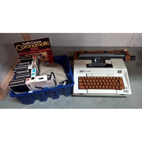 1002 - A Corona typewriter etc. COLLECT ONLY