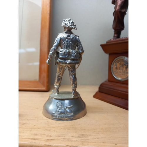 1025 - A Danbury Mint figure 'The Liberator WWII' & 1 other COLLECT ONLY