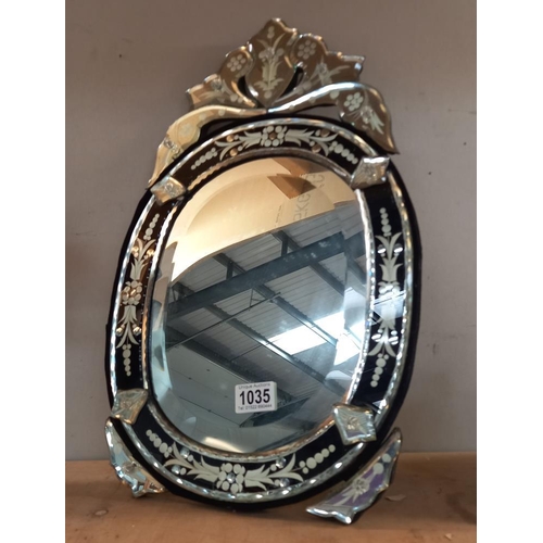 1035 - A gypsy style dressing table/wall mirror COLLECT ONLY