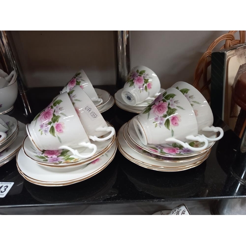 1043 - 2 vintage tea sets & a part vintage tea set