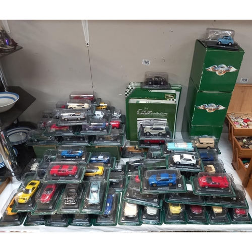 1060 - A collection of 70 die cast models from 'The Classic Car Collection' including fact cards etc. COLLE... 