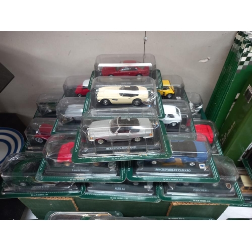 1060 - A collection of 70 die cast models from 'The Classic Car Collection' including fact cards etc. COLLE... 