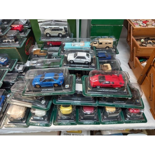 1060 - A collection of 70 die cast models from 'The Classic Car Collection' including fact cards etc. COLLE... 